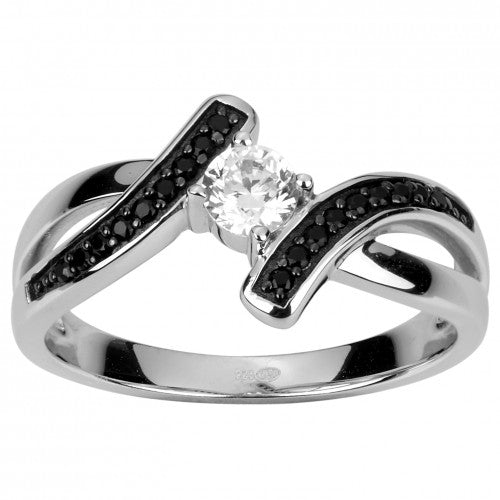 Bague argent Elle et lui Maroquinerie bijoux