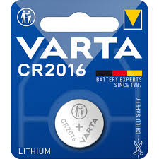 Pile bouton Varta CR 2016