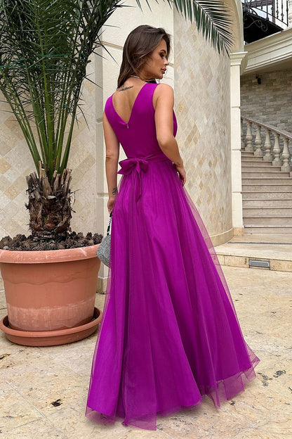 Robe de soirée longue Bicotone